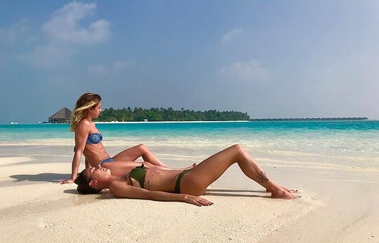 Sun Tanning on the Beach
